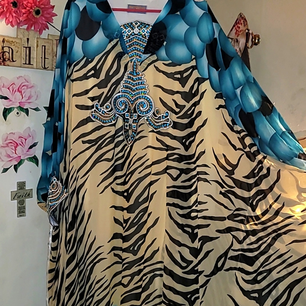 FREE WITH ANY PURCHASE!! Blinging lounge wear swim cover traditional ethnic wear